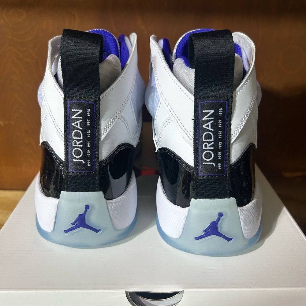 Jordan Athletic Shoes - White, Black, Gray, Blue - Picture 3 of 4